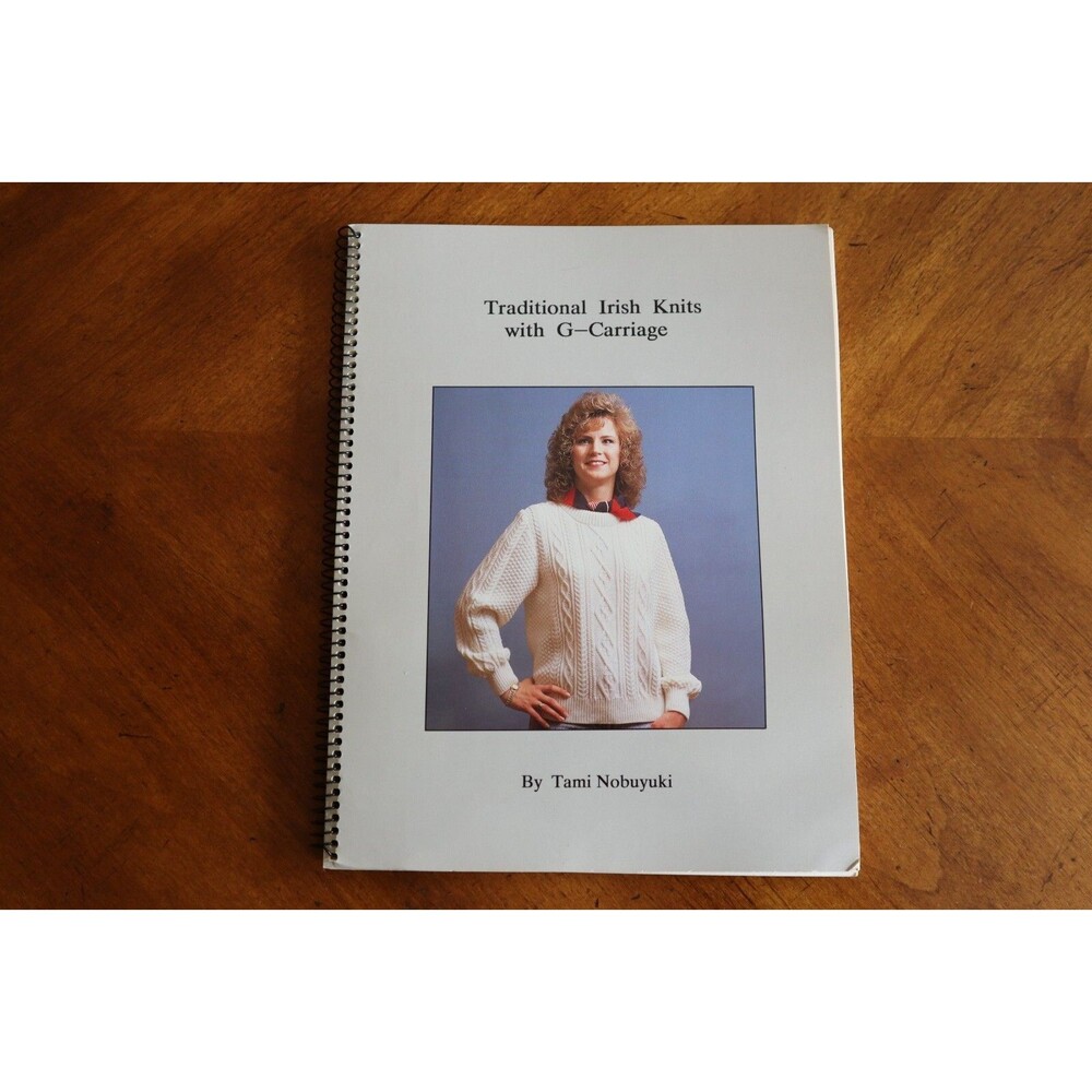 Traditional Irish Knits with G-CARRIAGE by Tami Nobuyuki Machine Knitting w Disc